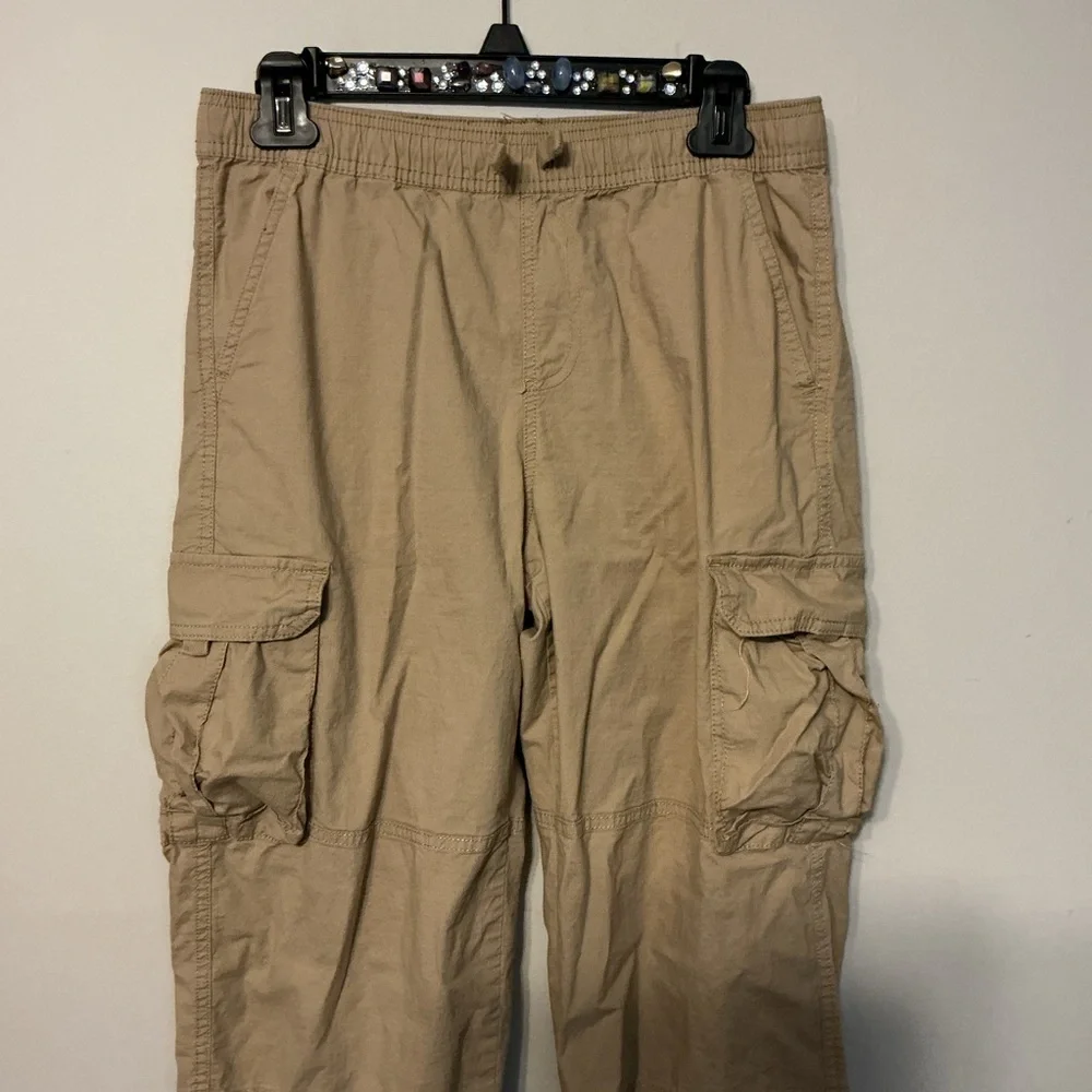 Boys Tan Cargo Pants